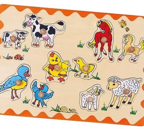 Çiftlik Hayvanları ve Yavruları Puzzle