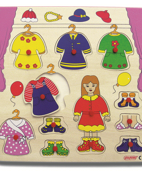Giysi Değiştirme Puzzle (30x30 cm)