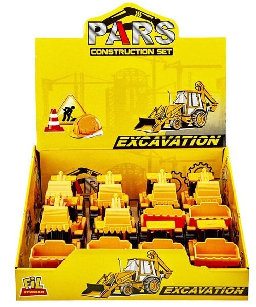 Kepçe Dozer Sürmeli Araba 12'li Stand
