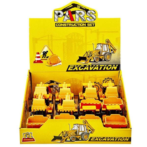 kepce-dozer-surmeli-araba-12li-stand-1.jpg Kepçe Dozer Sürmeli Araba 12'li Stand - Görsel 1