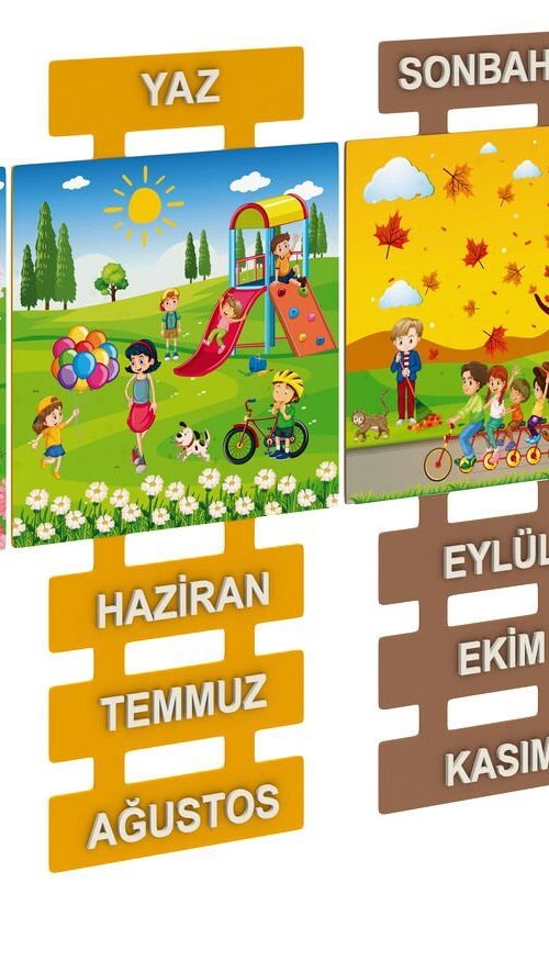 Mevsimler Duvar Süsleri H:96
