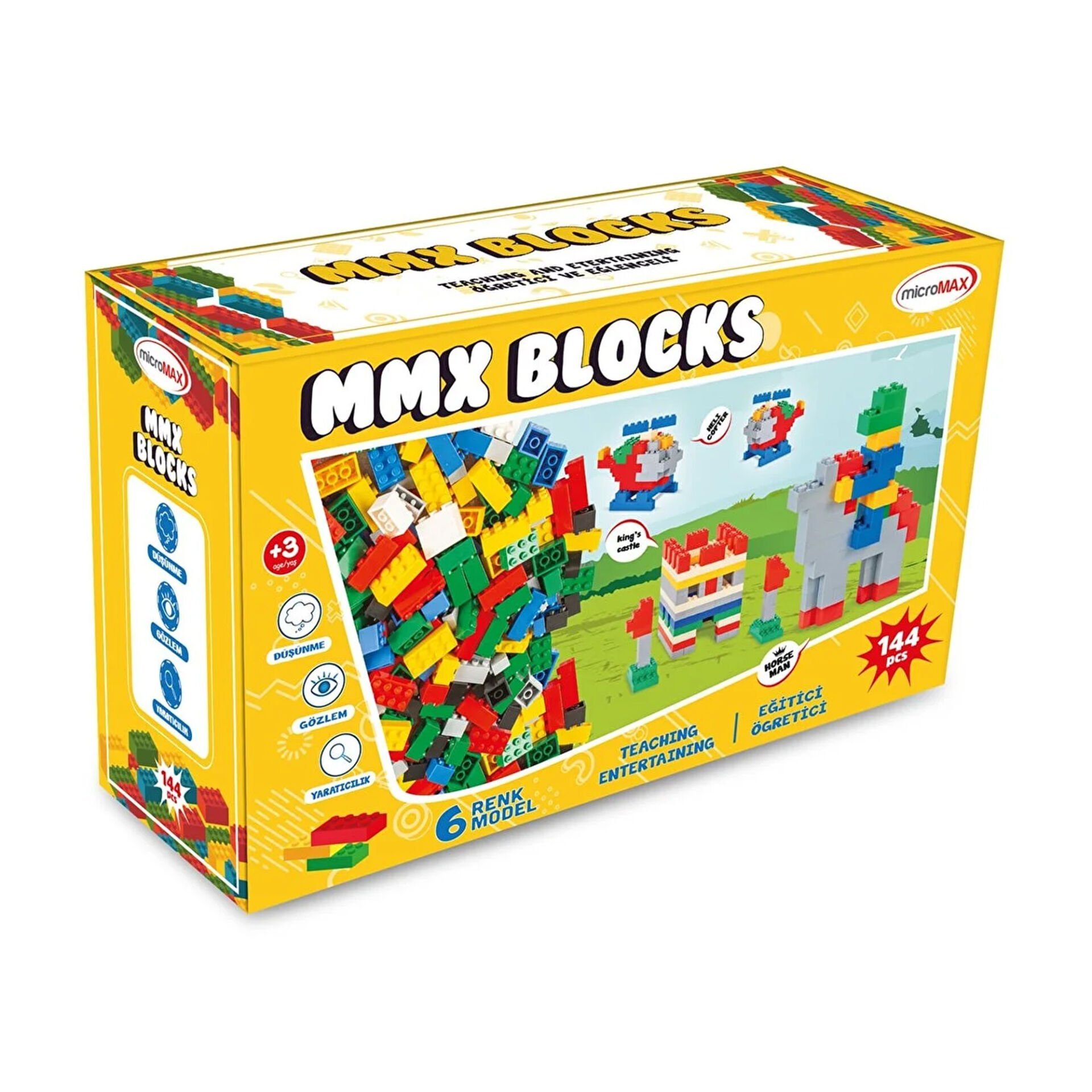 micromax-144-parca-lego-seti-1.jpg Micromax 144 Parça Lego Seti - Görsel 1