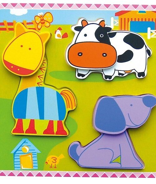 Mutlu Çiftlik Puzzle (3-D)