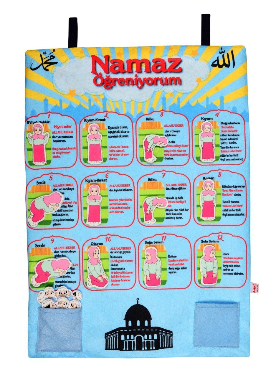 namaz-kilmayi-ogreniyorum-panosu-cirtli-1.jpg Namaz Kılmayı Öğreniyorum Panosu Cırtlı - Görsel 1