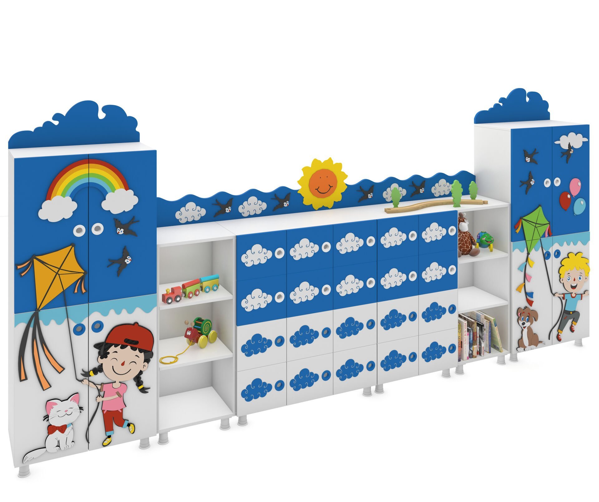 neseli-cocuklar-figurlu-dolap-seti-380x35x180-cm-1.jpg Neşeli Çocuklar Figürlü Dolap Seti 380x35x180 Cm - Görsel 1
