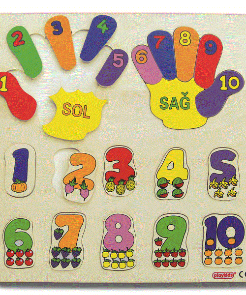 Saymayı Öğreniyorum Puzzle (30x30 cm)