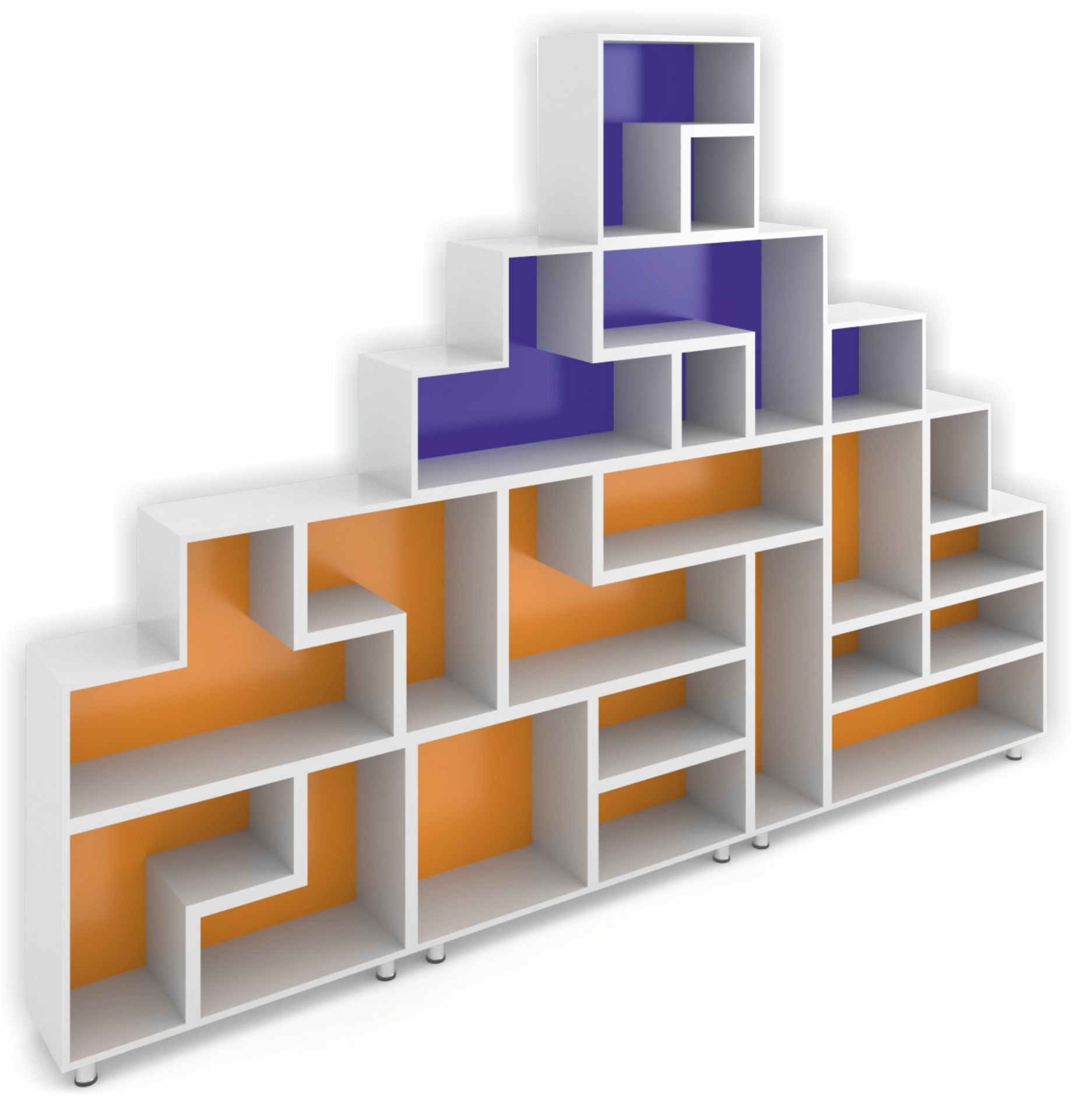 tetris-kitaplik-1.jpg Tetris Kitaplık - Görsel 1