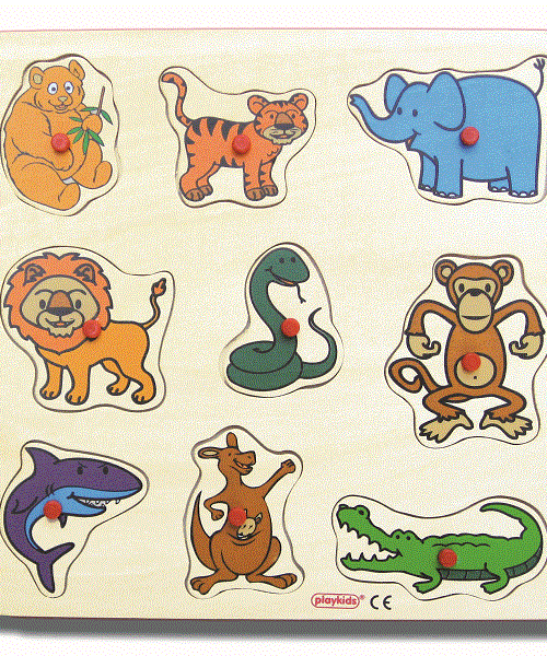 Vahşi Hayvanlar Puzzle (30x30 cm)